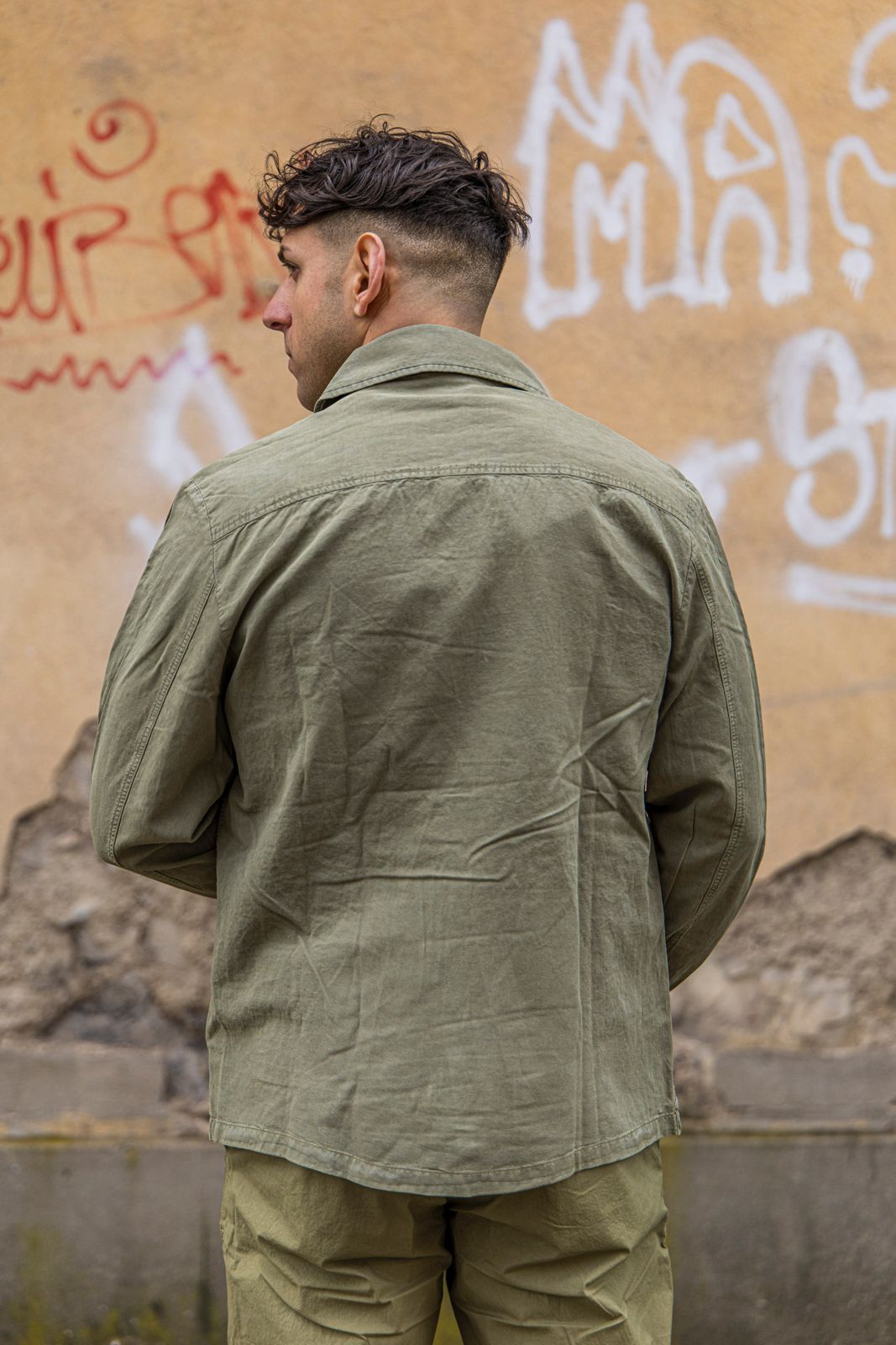 Overshirt En Avance verde militare 4