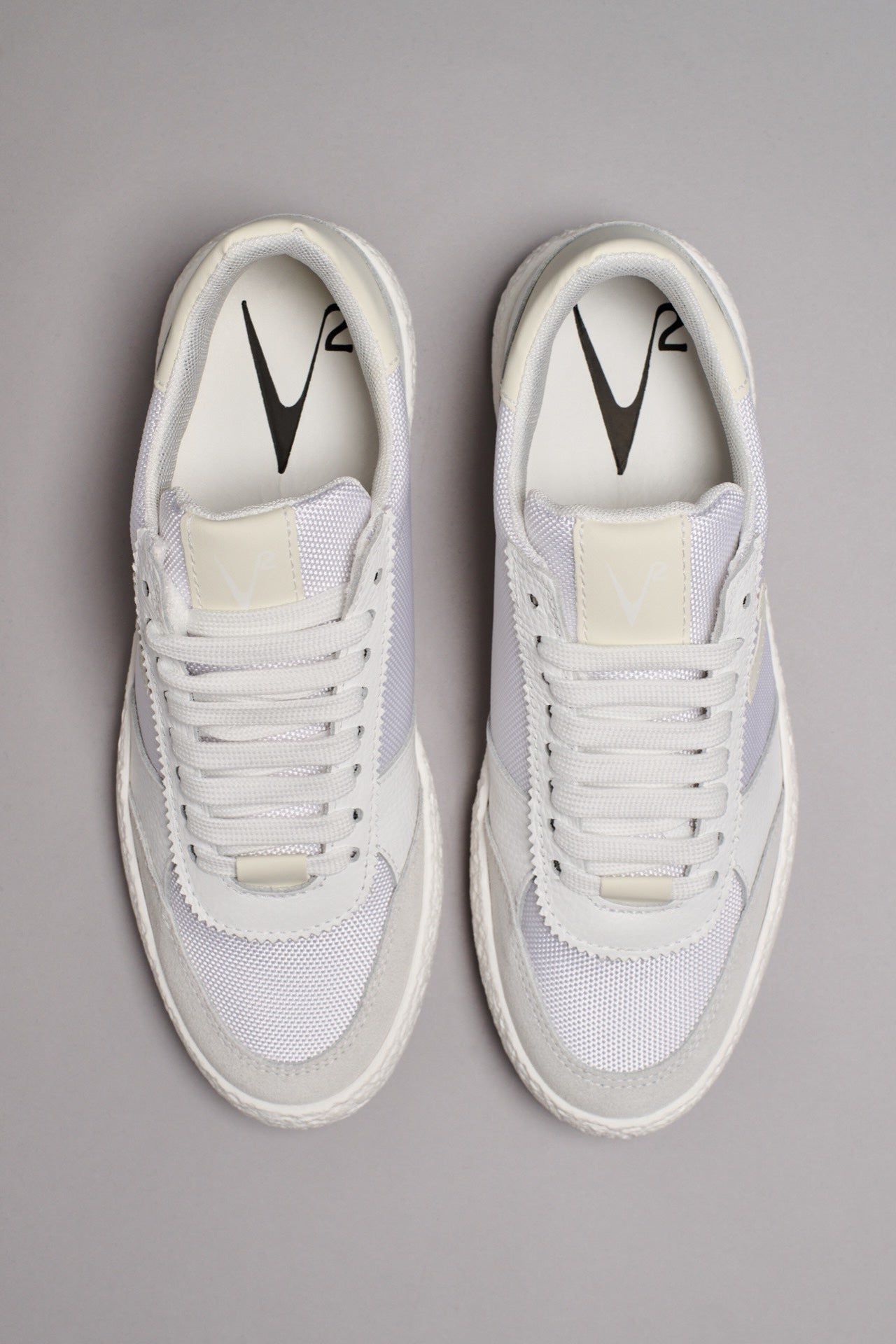 Sneakers V2 modello Atena basse bianco (4)