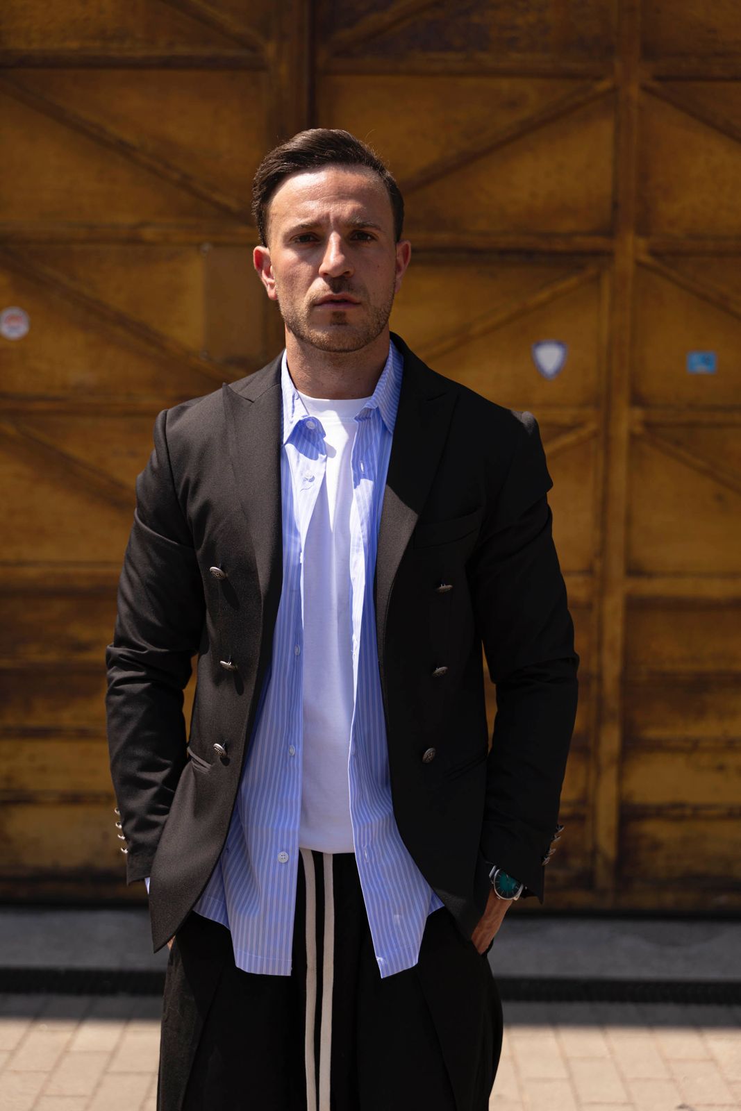 Giacca modello Balmain En Avance nero (1)