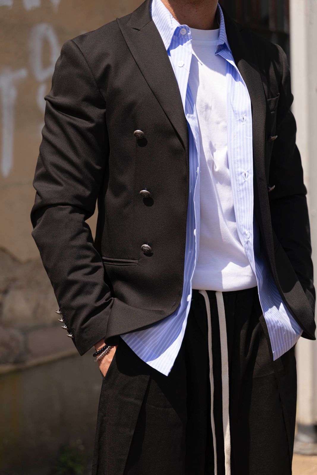 Giacca modello Balmain En Avance nero (3)